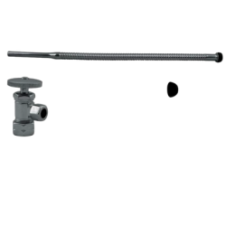 RKB0017 1/2" Nom. * 3/8" * 15" Corrugated Riser Kit - Round Handle.